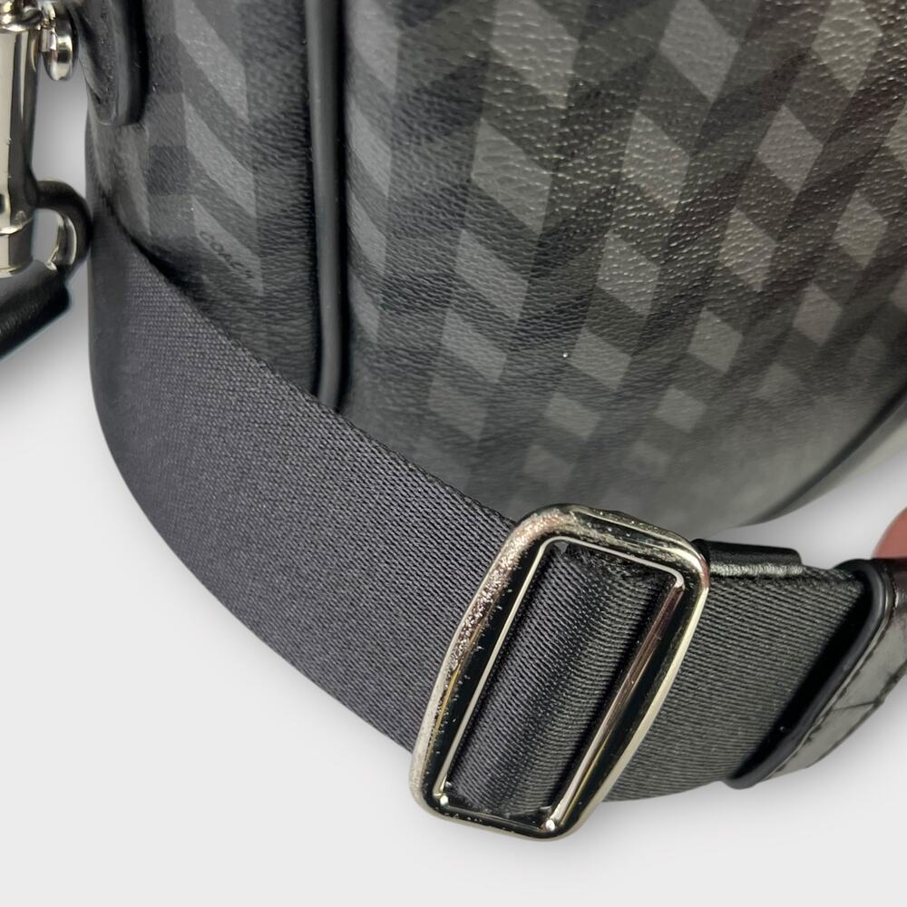 Coach Perry Slim Briefcase in Herringbone Canvas - Picture 13 of 14